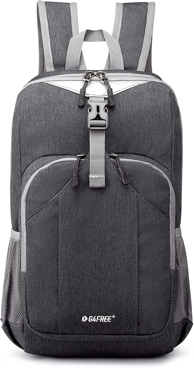 G4Free Mini 10L Hiking Daypack Small Hiking Backpack Cycling Compact Shoulder Backpack Outdoor for Men Women(Dark Grey)