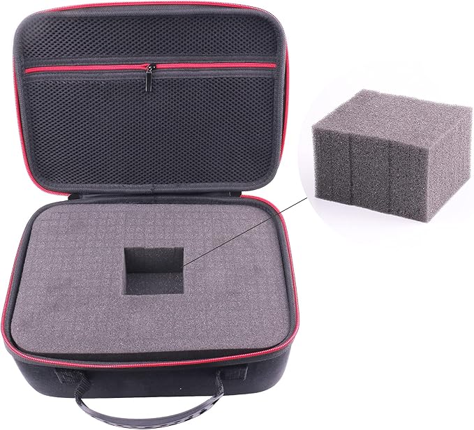 Hard Case with Customizable Foam Insert, 11 x8.26 x4.33 inch Hard Sided Camera/Digital Case EVA Shockproof Outdoor case, Suitable for Small Drone, Camcorder,Pistol, Action Camera, and Others