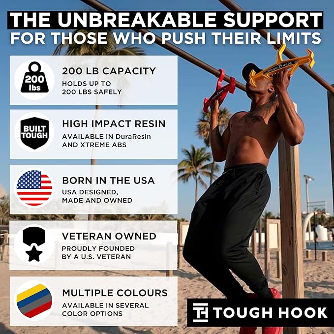 Tough Hook ID MAX Heavy Duty Identification Hanger, USA Made 200 Lb Cap, Plate Carrier, Tactical Gear,Scuba BCD, Anti-Slip Wetsuit & Body Armor Organization System with 3 ID Loop Strips 1 Pack FOLIAGE
