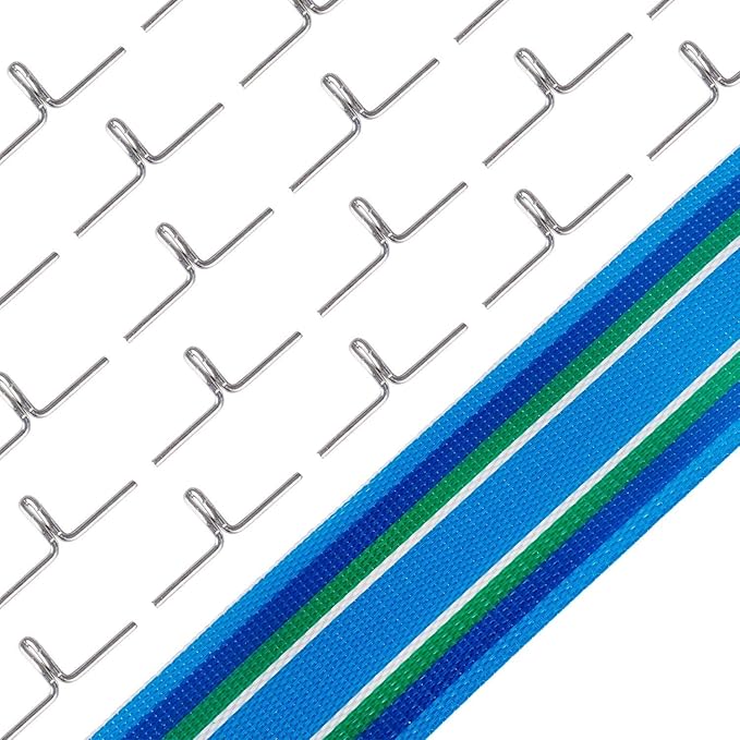 Lawn Chair USA Webbing Clips for Macrame Chair Frame, 30 Pack