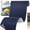 Fabric Repair Tape, Self Adhesive Canvas Repair Patch, Waterproof Outdoor Canvas Tape/Patch Kit for Sun Shades Clothing Tent Awnings Boat Cover Couches Dark Blue 4x71 inch