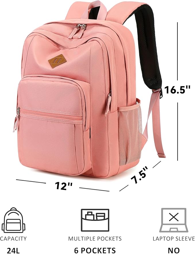 abshoo Classical Basic Travel Backpack For School Water Resistant Bookbag | For School, For School