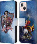 Head Case Designs Officially Licensed Harry Potter Quidditch 2 Prisoner of Azkaban II Leather Wallet Case Compatible with Apple iPhone 13