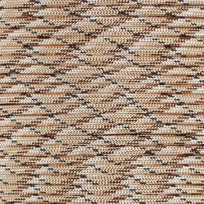 Paracord Planet 550 Paracord – Camo Colors – Ideal for Fishing Lines, Snares, Bracelets, Emergency and Survival Situations – Multiple Colors and Lengths Available