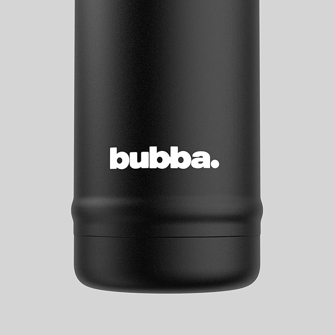 bubba 18 oz Dualsip Insulated Stainless Steel Water Bottle with Straw - Reusable, Leakproof, Lightweight, Dishwasher Safe, Lead-Free and BPA-Free, Office Siren