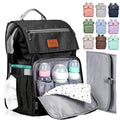 PILLANI Baby Diaper Bag Backpack - Baby Bags for Girls & Boys, Large Waterproof Diaper Backpack - Baby Shower Gifts & Registry Must Haves - Travel Diaper Bags with Changing Pad - Stuff for Newborn