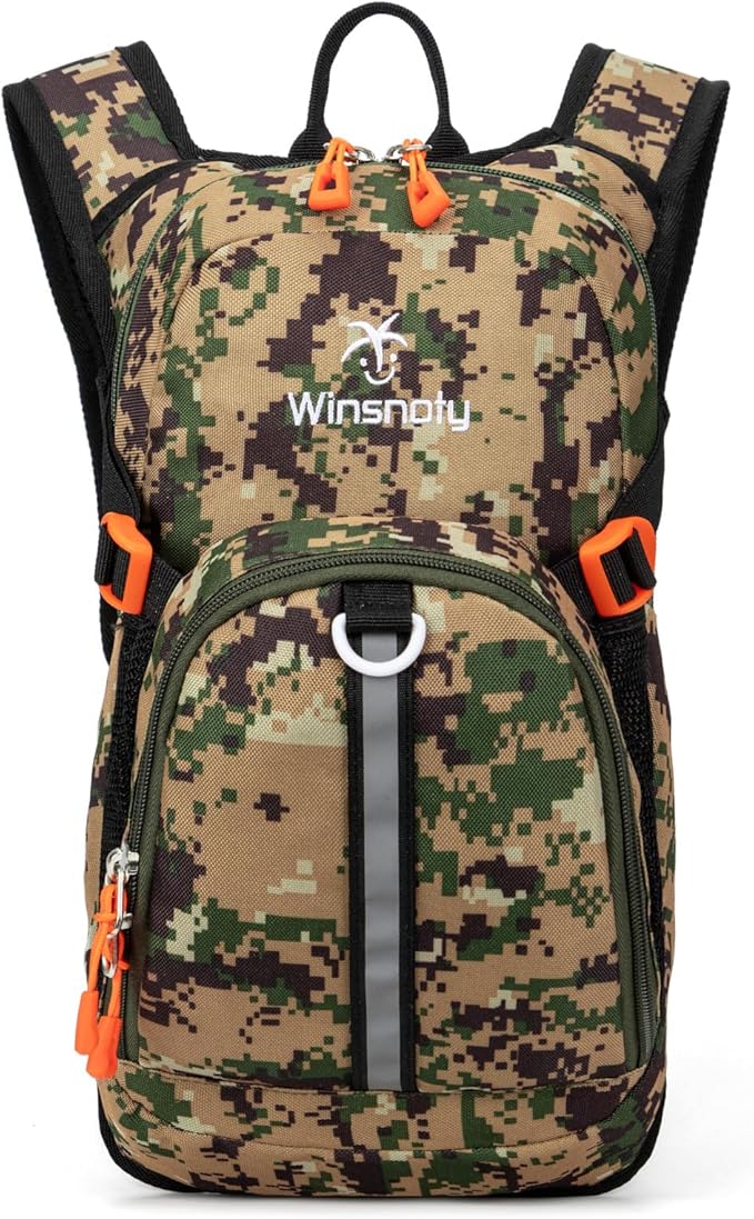Kids Hydration Backpack, Water Hiking Backpack for Boys or Girls with 1.5L Reservoir Bladder