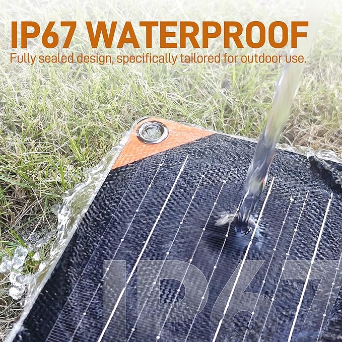 SUNAPEX 12V 50 Watt Solar Trickle Charger Maintainer with MPPT Controller - Portable Waterproof Solar Powered Battery Charger - Solar Panel Kit for Car Rv Trailer Truck Boat Automotive Marine