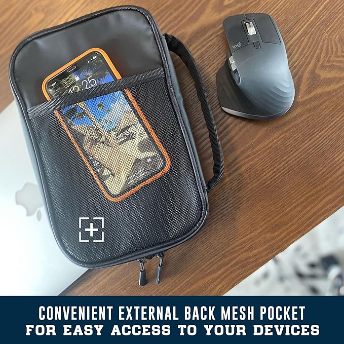 Enthusiast Gear Waterproof Electronics Organizer – Durable Travel Case for Cords, Chargers, and Gadgets – Compact, Lightweight, and Perfect for Outdoor Adventures or Daily Use