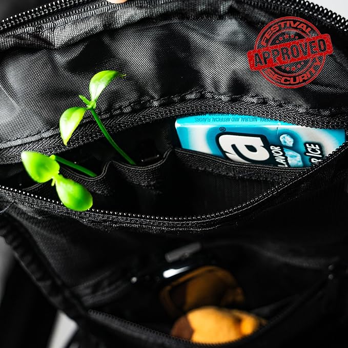 RAVERUNNER® Anti-Theft Hydration Backpack | Festival Approved Rave Backpack for Concert Goers, Leak-Free Festival Water Backpack for EDC, Rave Hydration Pack