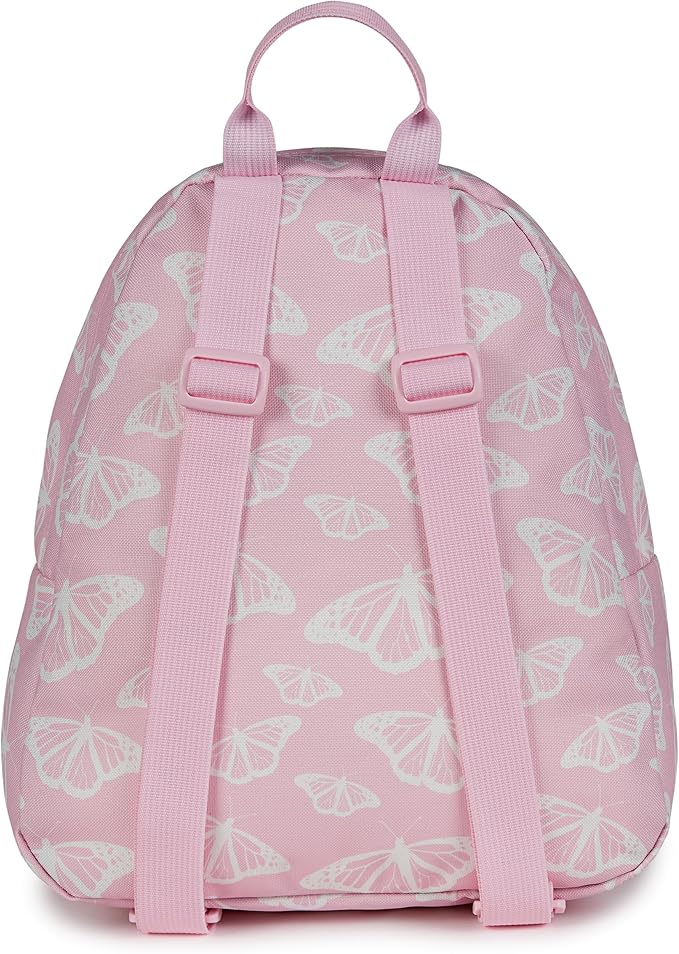 JanSport Half Pint Mini Backpack, 10.2 L - Durable Mini Bag Purse with Adjustable Shoulder Straps, Single Main Compartment, Zippered Stash Pocket, Flutter By