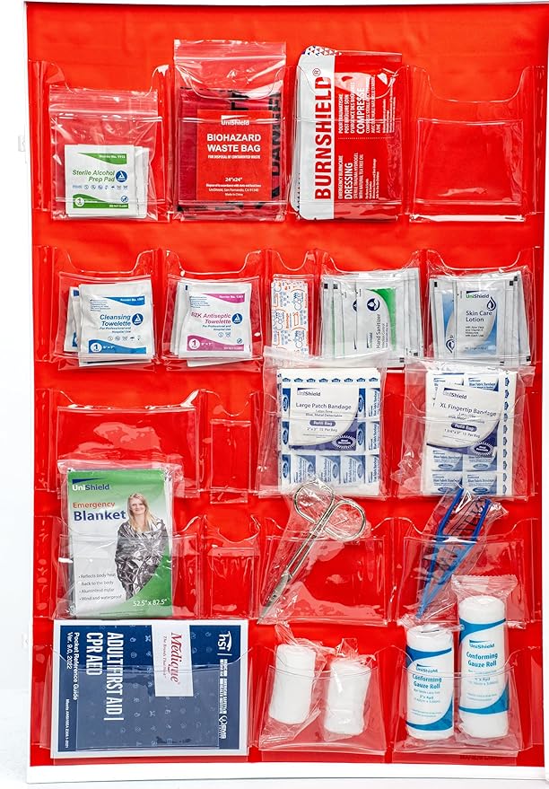 Restaurant Metal First Aid Cabinet, Wall Mountable (Class A Without Tablets, 4 Shelf)