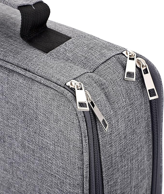 BTSKY Colored Pencil Case 360 Slots Pencil Bag Organizer High Capacity Holder with Double Zippers Multilayer for Crayola Colored Pencils Watercolor Pens & Gel Pens Grey