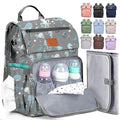 PILLANI Baby Diaper Bag Backpack - Backpack Diaper Bag w/Large Capacity - Baby Shower Gifts - Waterproof Travel Diaper Bags w/Changing Pad, Insulated Bottle Holders, Padded Straps - Baby Boy Stuff