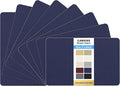 KING MOUNTAIN Canvas Repair Patch 5×8 Inch 8 Pcs Self-Adhesive Waterproof Fabric Patch for Sofas, Tents, Furniture,Tote Bags, Car Seats (Dark Blue)