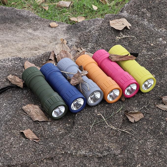 24-Pack Small Flashlights Set, Super Bright 100 Lumen LED Flashlight Pack with 72-Piece AAA Batteries Included, Mini Flashlight, Outdoor Flashlight for Camping, Hiking, Emergency