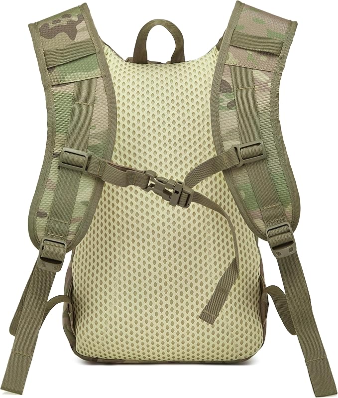 wotony Hydration Backpack with Water Bladder for Hiking Tactical Hydration Pack for Men Women Molle Water Backpack for Hiking