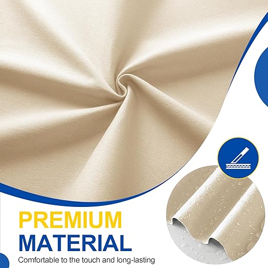 Fabric Repair Tape, Self Adhesive Canvas Repair Patch, Waterproof Outdoor Canvas Tape/Patch Kit for Sun Shades Clothing Tent Awnings Boat Cover Couches Light Beige 4x71 inch