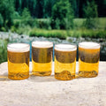 North Drinkware California Unbreakable Outdoor Cup Set of 4. Featuring Mt. Shasta, Lake Tahoe, Half Dome and Mt. Whitney — Mountain cups, Father’s Day Gifts for Men, 12-oz tumbler