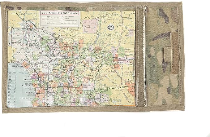 Secure Seal Individual Map Case - Fits BDU Pockets- 7"x9" Viewing Area