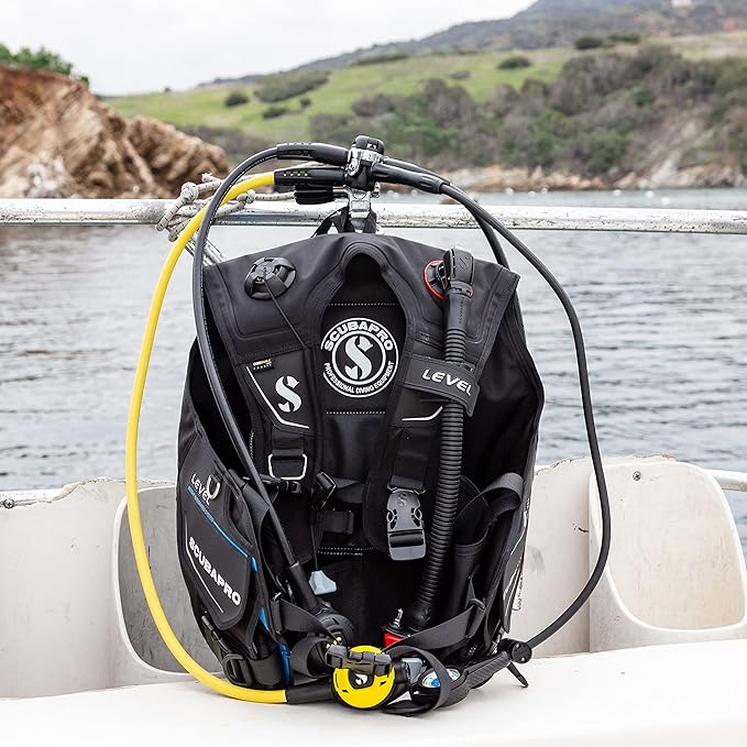 SCUBAPRO Level Super Cinch Front Adjustable Scuba Diving BCD for Recreational Diving