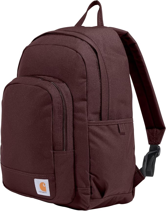 Carhartt 25L Classic Laptop Backpack, Durable Water-Resistant Pack W/ 15" Laptop Sleeve and Multiple Organizational Compartments, Port