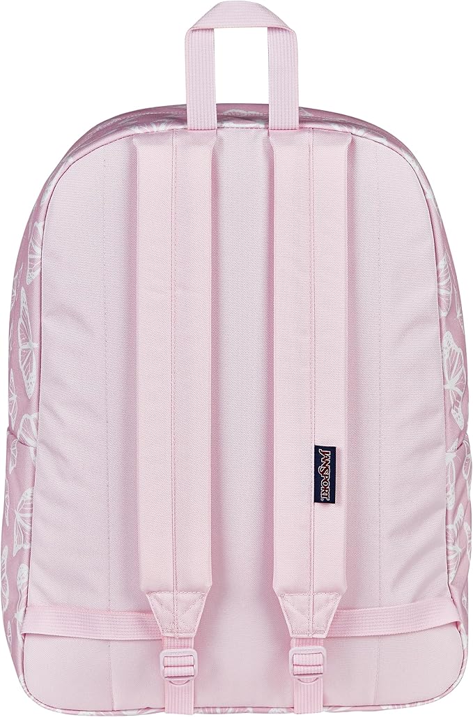 JanSport SuperBreak One Backpack - Durable, Lightweight Bag with 1 Main Compartment, Front Utility Pocket with Built-in Organizer, Premium Backpack, Flutter By