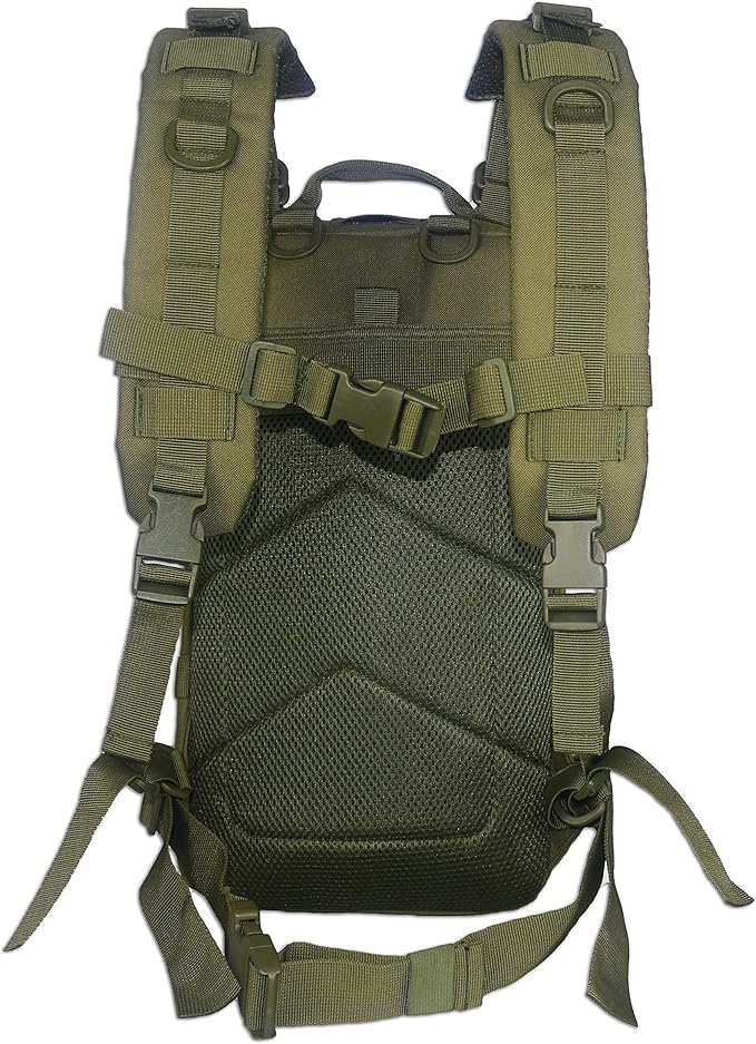 Lightning X Stocked EMS/EMT Trauma & Bleeding First Aid Responder Medical Backpack + Kit + Pouches - OD Green