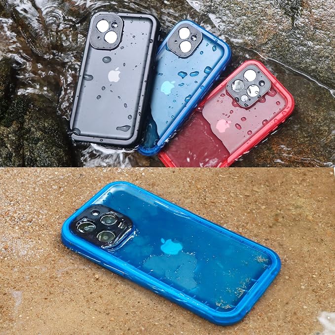 SPORTLINK Design for iPhone 14 Pro Max Case Waterproof - Shockproof Dustproof Phone Case with Screen Protector for iPhone 14 Pro Max, Full Body Protective Case 6.7'' Blue