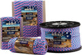 HERCULES 750lb Paracord 4mm 11 Strands Tactical Parachute Cord, 50' 100' 250' 1000' Utility Rope for Camping, Survival, Outdoor Gear (Pink Blue Plaid, 50FT)