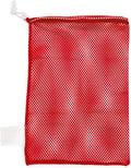 Champion Sports Mesh Equipment Bag – Heavy-Duty Nylon Drawstring Bag with Lock & ID Tag, Breathable Storage Sack for Balls, Swim Gear, Laundry & Toys, Multiple Sizes & Colors