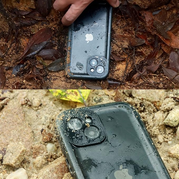SPORTLINK Waterproof Case for iPhone 13, Shockproof Dustproof 13 Phone Case with Built-in Clear Screen Protector, Full Body Heavy Duty Sealed Protective Cover for iPhone 13 6.1 Inch