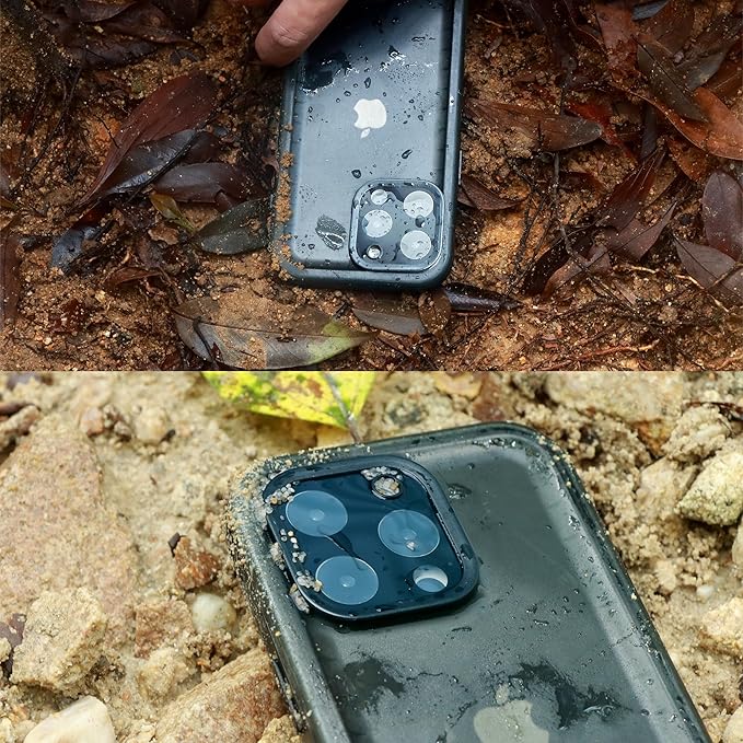 SPORTLINK for iPhone 15 Pro Max Case - IP68 Waterproof Military Protective Full Body Heavy Duty Shockproof 360 Sealed Dustproof with Camera Screen Protector Cover for i Phone 15 Pro Max 6.7" Black