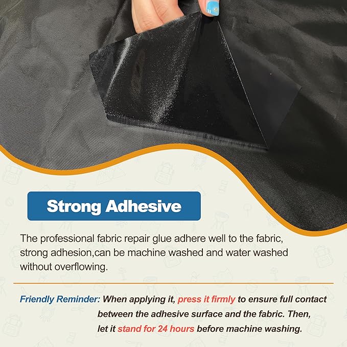 KING MOUNTAIN Self Adhesive Fabric Repair Tape, 4×63 Inches, Quick Down Jacket Repair Patch, Waterproof Outdoor Gear Patch Kit for Tent,Backpacks,Umbrella, Gloves, Sleeping Bag (Clear)