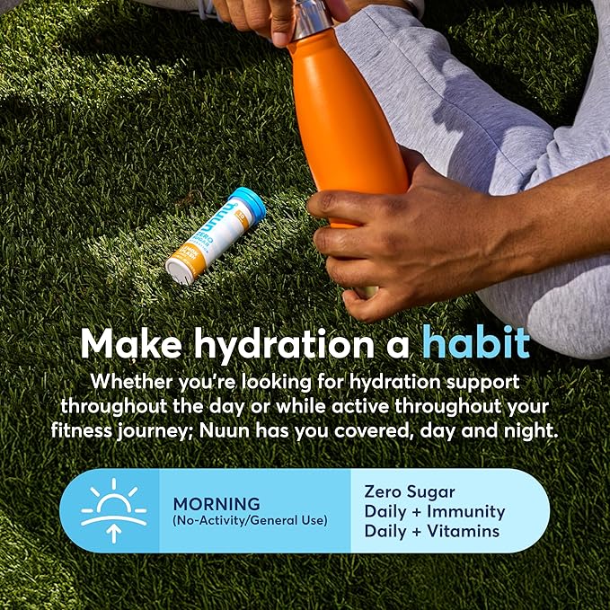 Nuun Zero Sugar Hydration Electrolyte Tablets - Sodium, Potassium, Chloride, Calcium, Magnesium, Light & Delicious Fruit Flavors, No Sugar, Gluten Free, Vegan, Mixed Citrus 4 Pack (40 Servings Total)