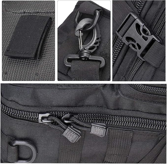 hopopower Tactical Sling Bag, Sport Bag Military Rover Shoulder Backpack EDC Assault Range Bag, Chest Pack Handbag Waterproof