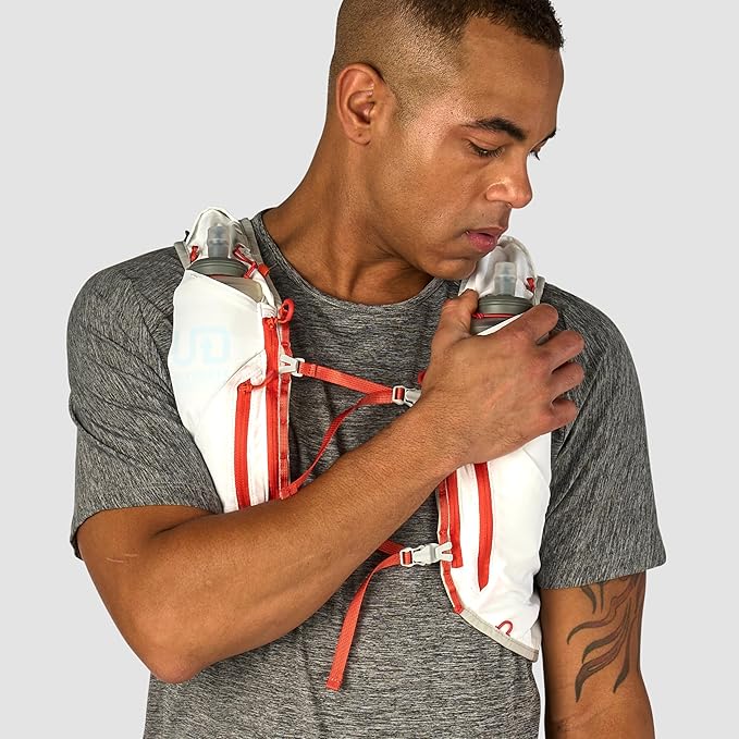 Ultimate Direction Adventure Vest | 17 Liter Capacity Hydration Pack for Running, Hiking & Fastpacking - Includes 2 Soft Flasks