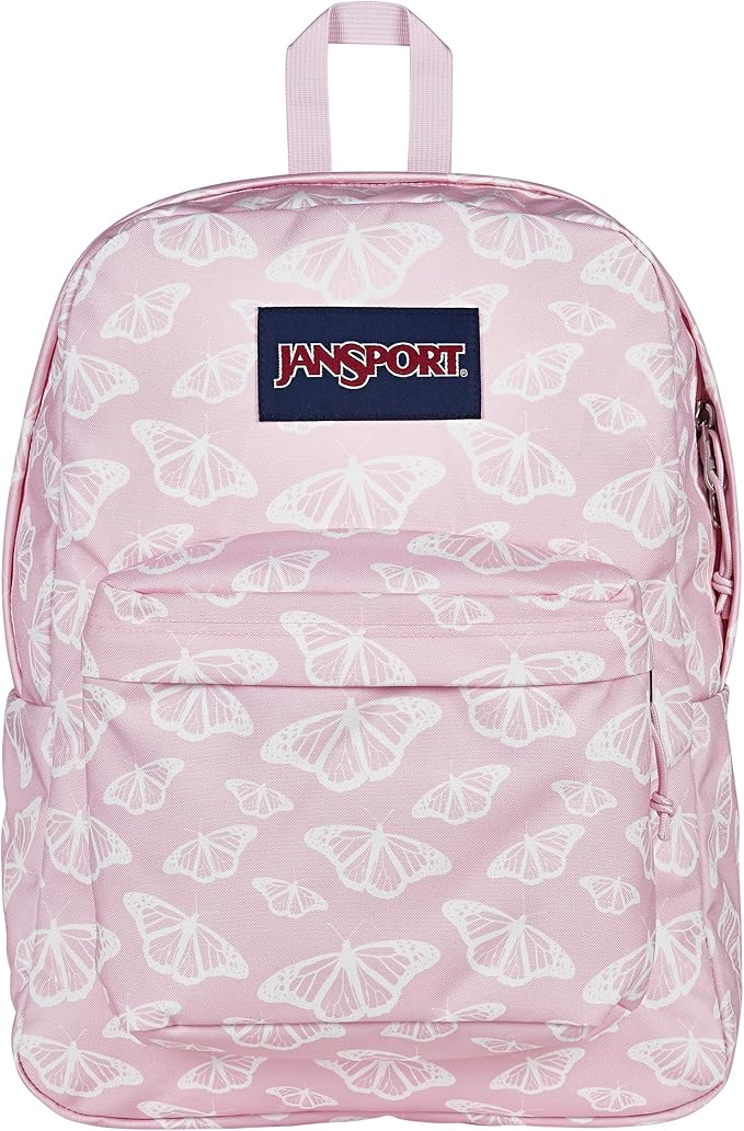 JanSport SuperBreak One Backpack - Durable, Lightweight Bag with 1 Main Compartment, Front Utility Pocket with Built-in Organizer, Premium Backpack, Flutter By