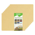 Besezx Canvas Repair Patch,Outdoor Gear Patch, 7.87x5.9 Inches 8PCS,Waterproof Self-Adhesive Fabric Repair Tape for Repairing Boat Covers,Sun Shades,Sofas,Tents,Lounge Chairs,Awnings (Beige Yellow)