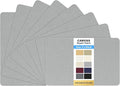 KING MOUNTAIN Canvas Repair Patch 5×8 Inch 8 Pcs Self-Adhesive Waterproof Fabric Patch for Sofas, Tents, Furniture,Tote Bags, Car Seats (Grey2.0)