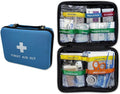Rapid Care First Aid 160-Piece All-Purpose First Aid Kit for Home, Office & Car – Compact Color Coded Emergency Preparedness Kit with CPR Barrier, Emergency Blanket, Ice Pack & Other Essentials