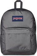JanSport SuperBreak One Backpack - Durable, Lightweight Bag with 1 Main Compartment, Front Utility Pocket with Built-in Organizer, Premium Backpack, Smokey Grit