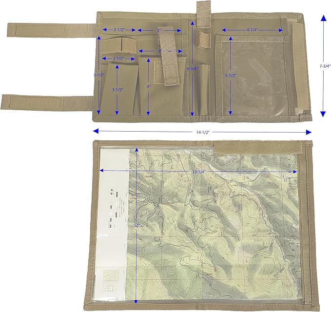 Compass Navigation Kit - Advanced Package - Includes Lensatic Military Style Compass, Multifunction Case, Ranger Beads, Protractor, and Markers - Everthing Needed to Get Started