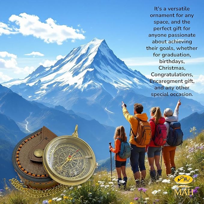 Brass Compass Gift to My Son Never Forget I Love You, Sentimental Keepsake from Mom Dad Grandparents, Inspirational Guidance Compass Gift for Son Graduation Birthday Baptism Confirmation Gift Idea
