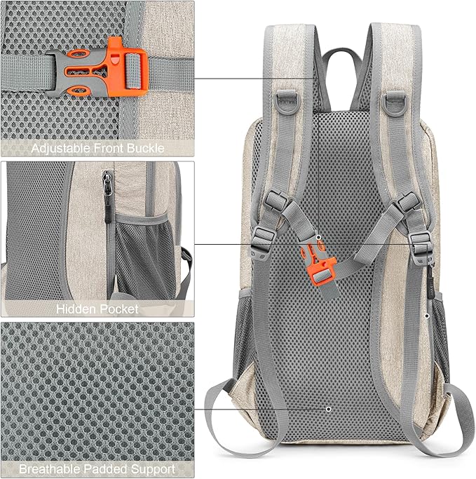 G4Free Mini 10L Hiking Daypack Small Hiking Backpack Cycling Compact Shoulder Backpack Outdoor for Men Women