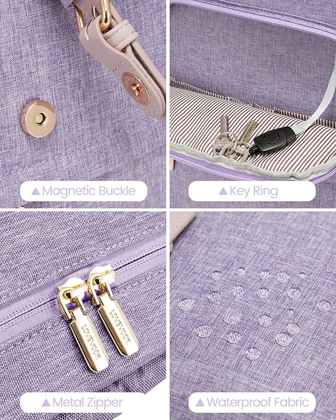 LOVEVOOK Laptop Backpack Purse for Women Fashion Vintage Computer Backpack 15.6 Inch Large Teacher Nurse Backpack Casual Daypack for Travel Business Work College