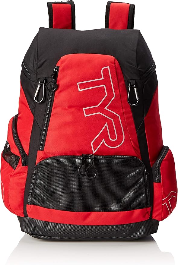 Alliance Backpack TYR Wet/Dry Athletic Gym and Pool Bag for Men and Women - Separate Wet/Dry Compartments, 45L Capacity, Ergonomic, Water-Resistant - Available in Team Colors