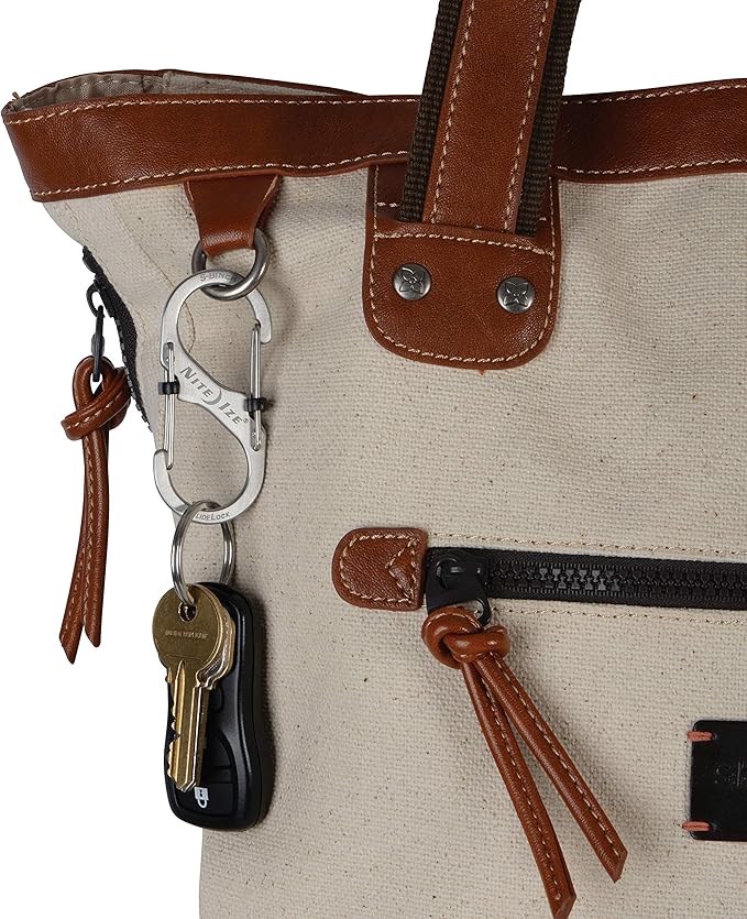 Nite Ize Size-3 S-Biner SlideLock Dual Carabiner, Locking Gates, Stainless Steel