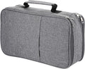 BTSKY Colored Pencil Case 360 Slots Pencil Bag Organizer High Capacity Holder with Double Zippers Multilayer for Crayola Colored Pencils Watercolor Pens & Gel Pens Grey