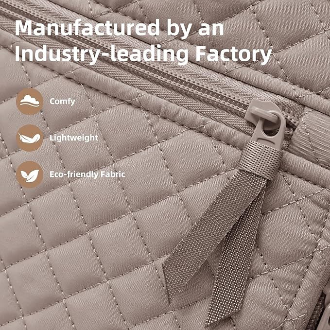Backpack for Women,College Backpack,Quilted Casual Daypack,Waterproof Bookbag for 15.6Inch Laptop